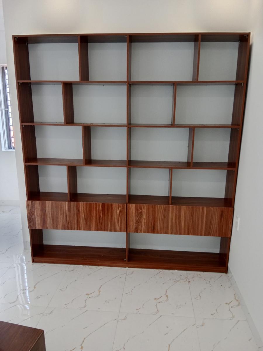 Kệ Trưng Bày Gõ Công Nghiệp Mẫu 03 Hải Phòng